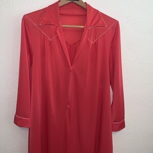 Vanity Fair Vintage Red Robe